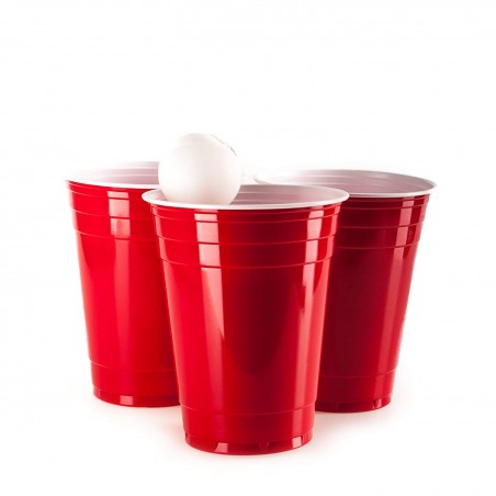 Beerpong pallot ja mukit