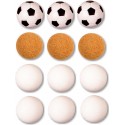 Pöytäfutis pallot 12kpl