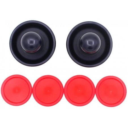 Ilmakiekkopeli mailat ja kiekot Black